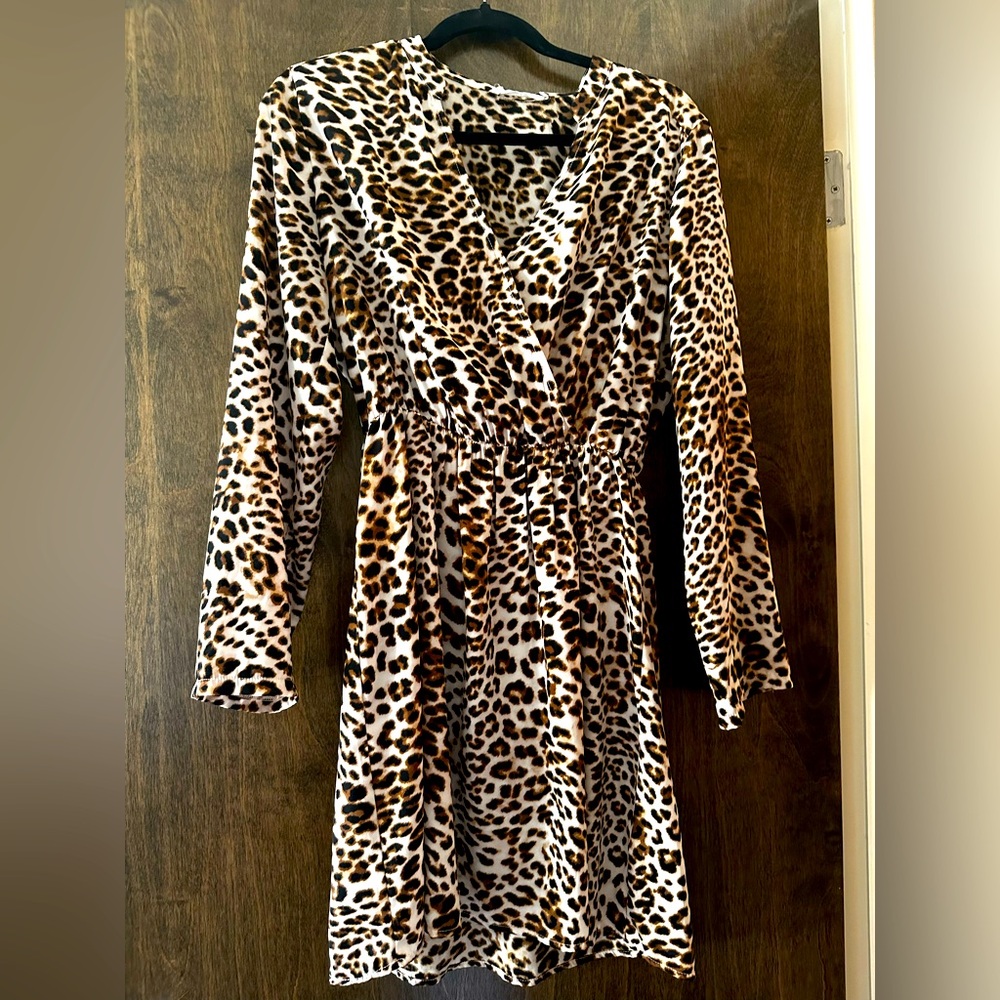 All In Favor Leopard Print Dress